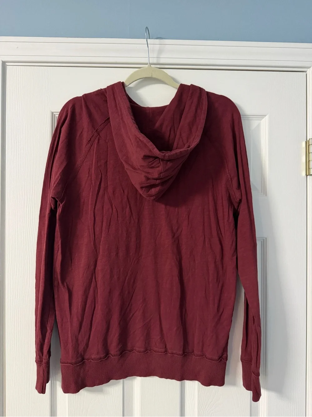 The Academy Brand Men's Crewneck Hooded Sweater - Burgundy